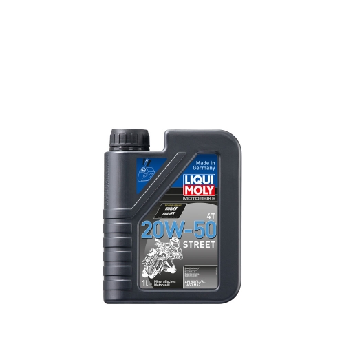 Моторно Масло, LIQUI MOLY, Motorbike 4T 20W-50 STREET, 1 литър